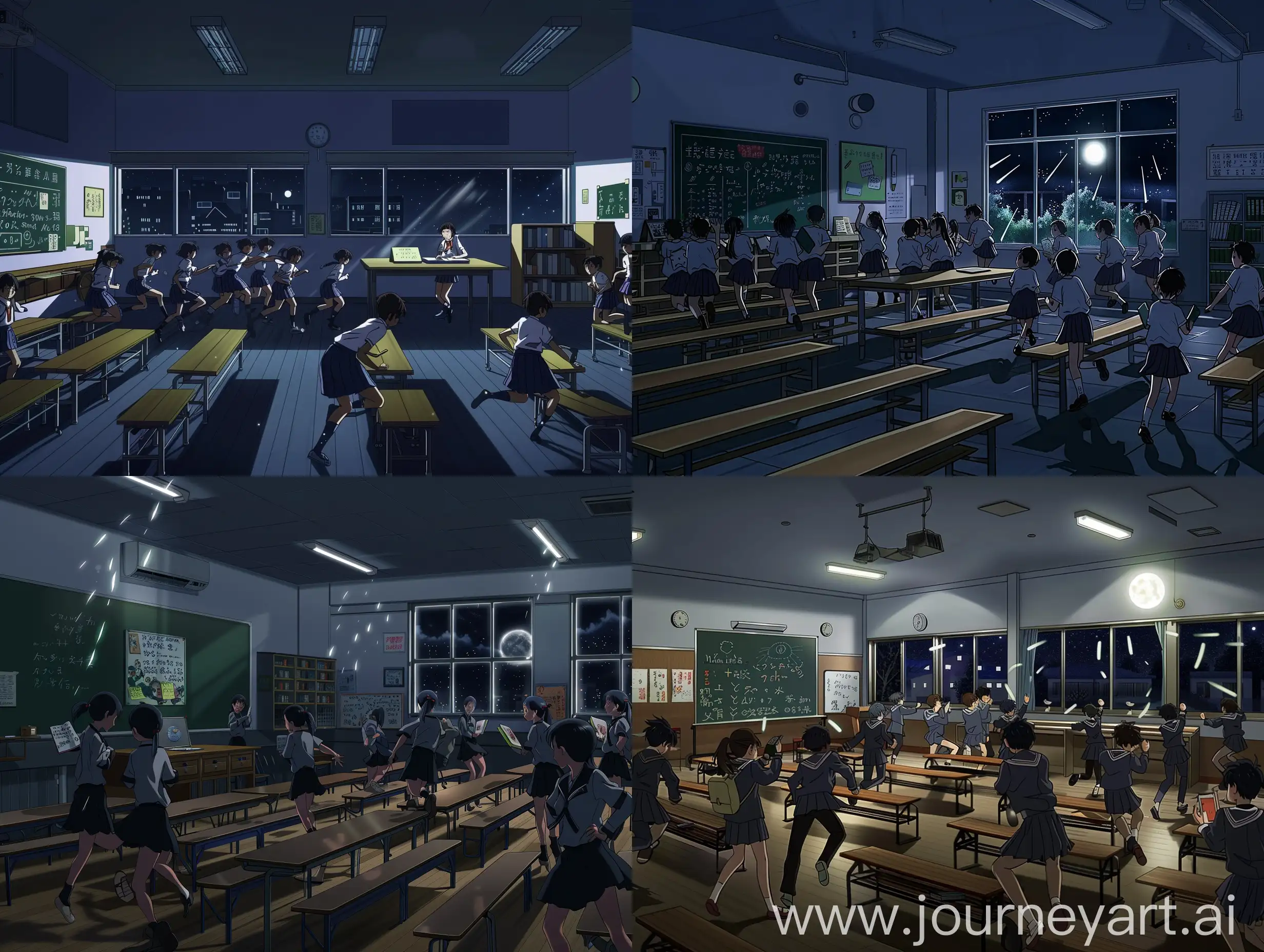 Enchanting-Anime-Night-Scene-in-Tokyo-School-Classroom