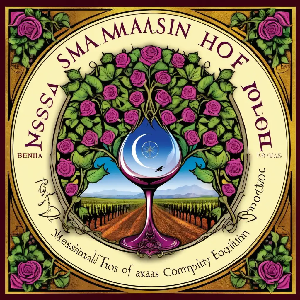 Symmetrical Harmony Celebrating Balance at The 34th Annual Messina Hof Texas Artist Wine Label Competition