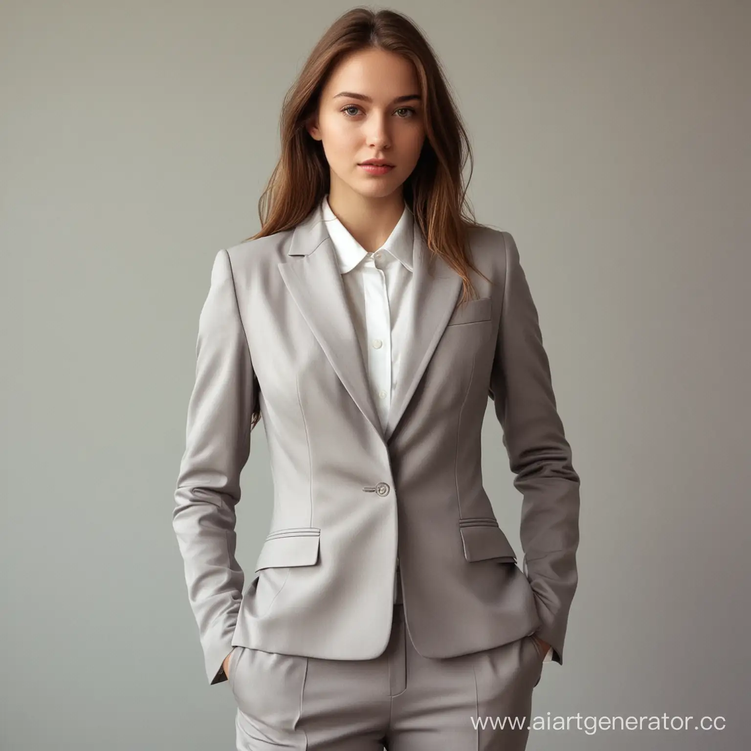 Girl-in-Formal-Attire-Standing-Alone