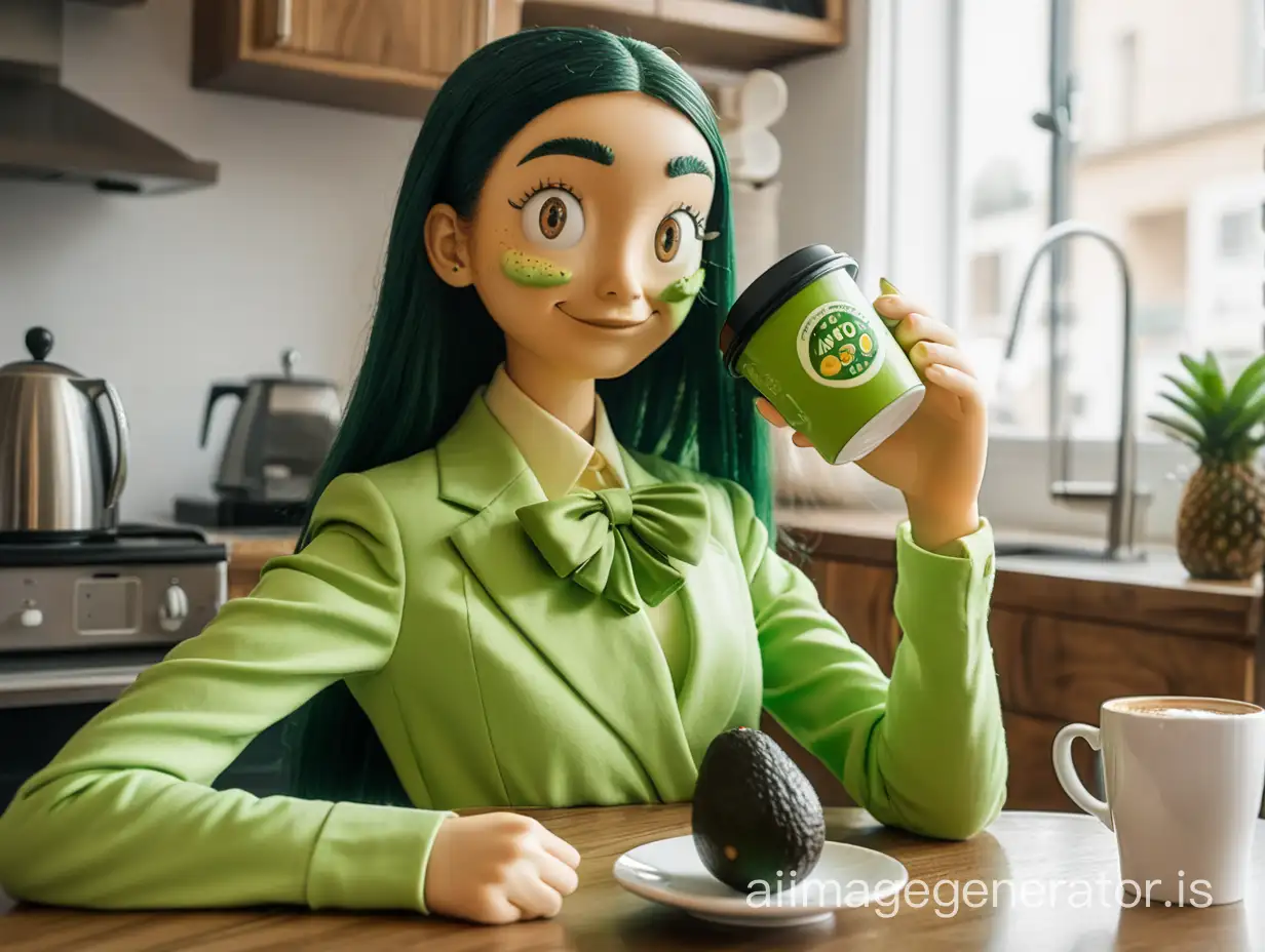 Young-Woman-Enjoying-Coffee-with-Avocado-Toast