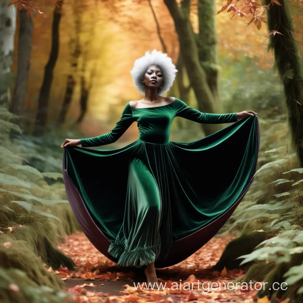 Enchanting-DarkSkinned-Fairy-Dancing-in-Autumn-Forest
