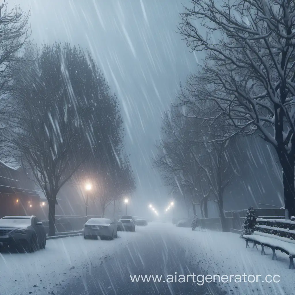 Enchanting-Winter-Scene-with-Realistic-Snowfall-4K-Photo