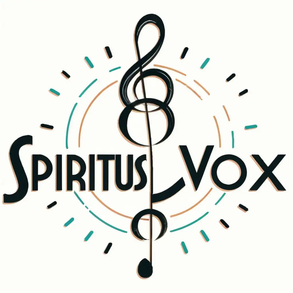 LOGO-Design-for-Spiritus-Vox-Musical-Note-Emblem-with-Inspirational-Typography-for-Nonprofit-Cause