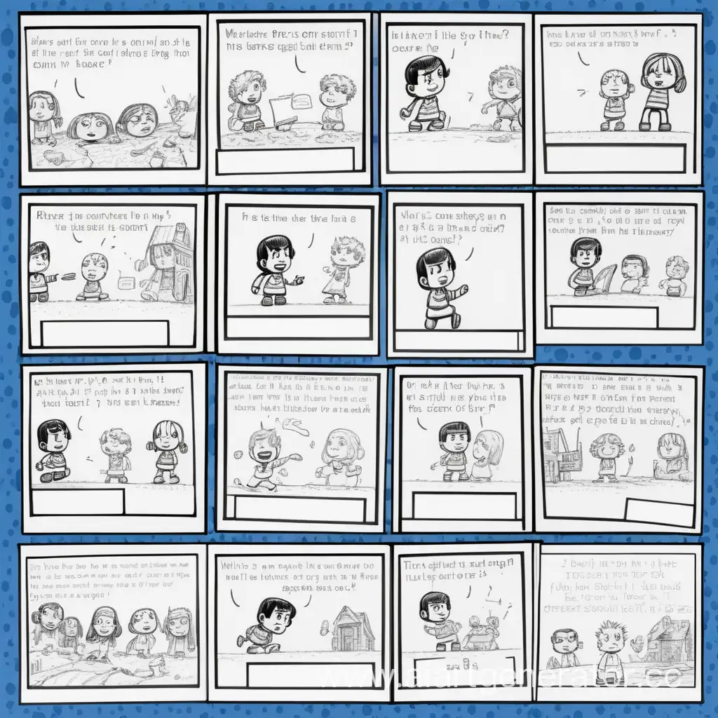 Engaging-Comic-Strip-Narrating-a-Captivating-Story-in-6-to-9-Frames
