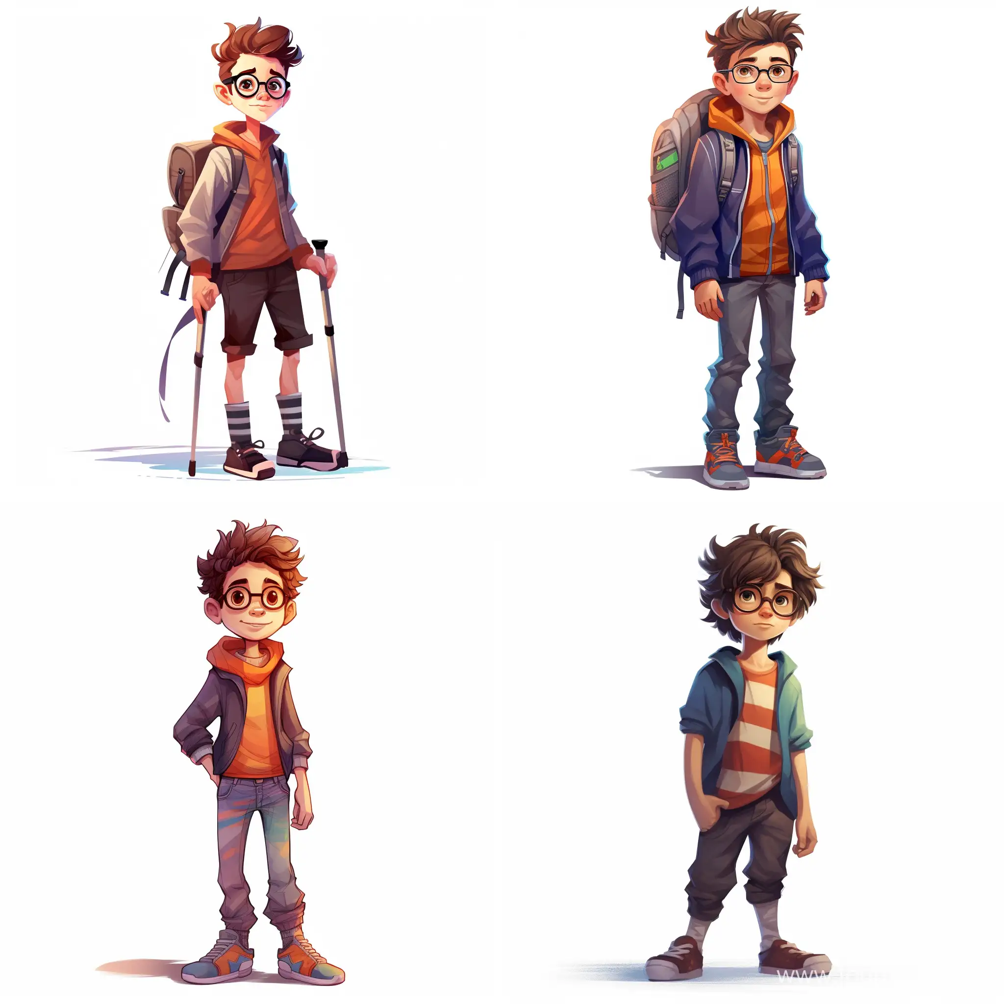 Youthful-Wizard-Adventure-Harry-PotterInspired-Cartoon-Illustration