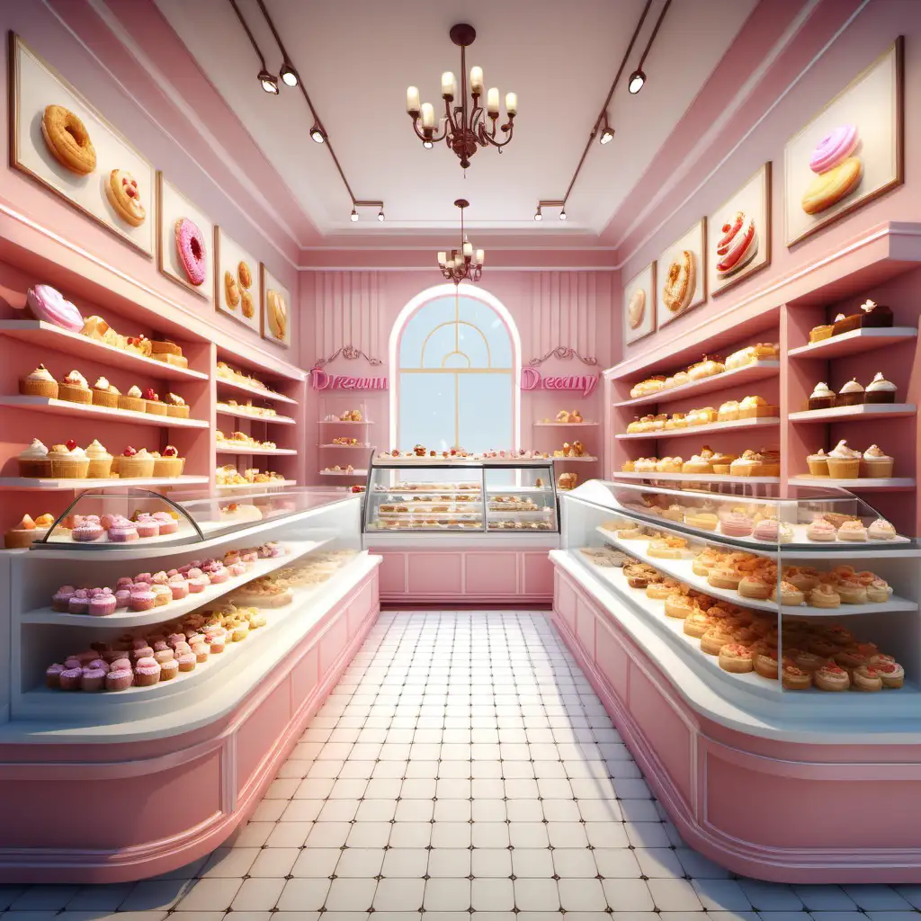 Whimsical Pastry Shop Filled with Delectable Treats