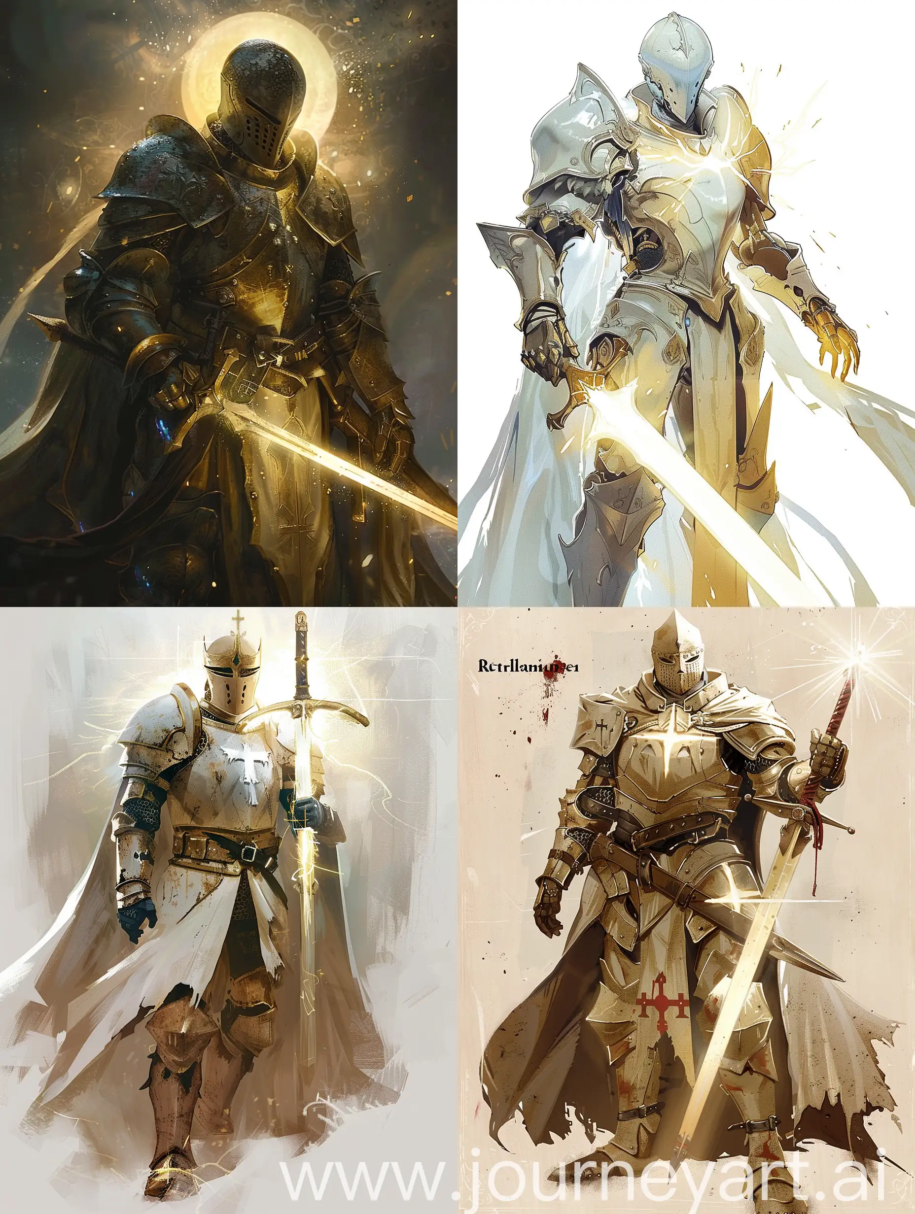 Radiant-Knights-Training-with-LightInfused-Weapons