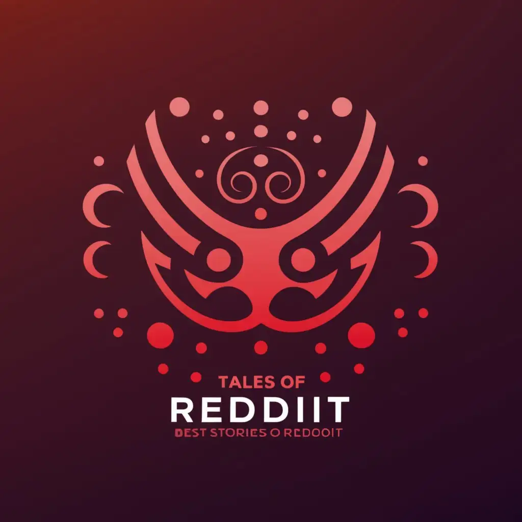 a logo design,with the text "TALES OF REDDIT", main symbol:BEST STORIES OF REDDIT,complex,be used in Travel industry,clear background