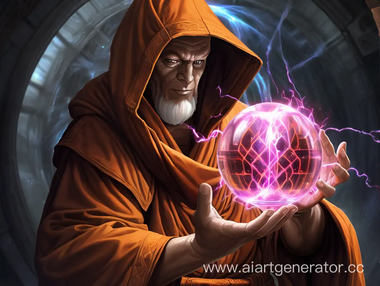 Monk, the plasma ball