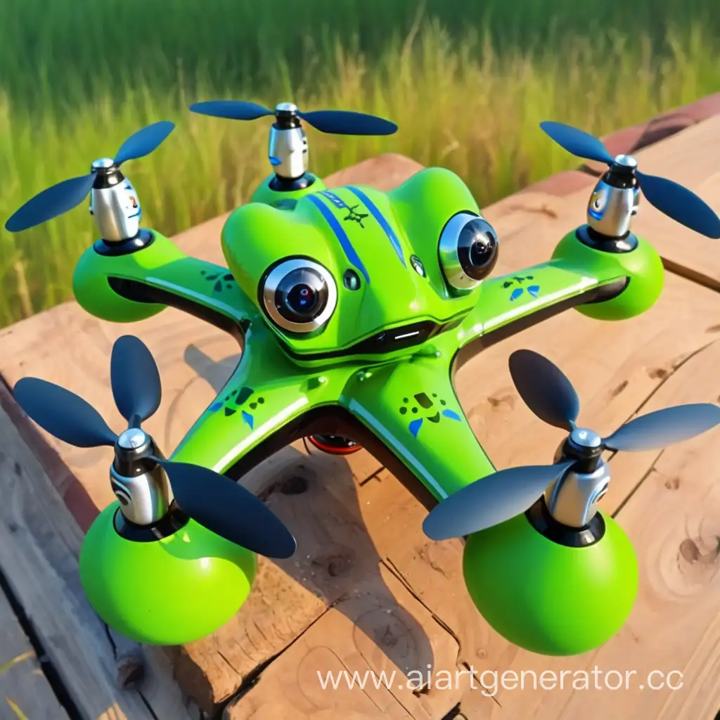 Ukrainian-Quadcopter-Frog-Soaring-in-Technicolor-Splendor