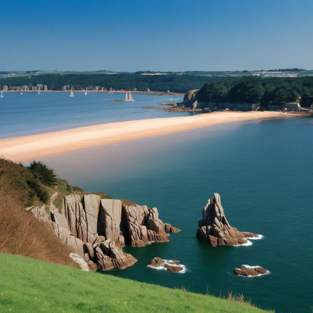 Image de la bretagne avec la mer gagnez 3 Jours romantiques pour 2 en Bretagne
