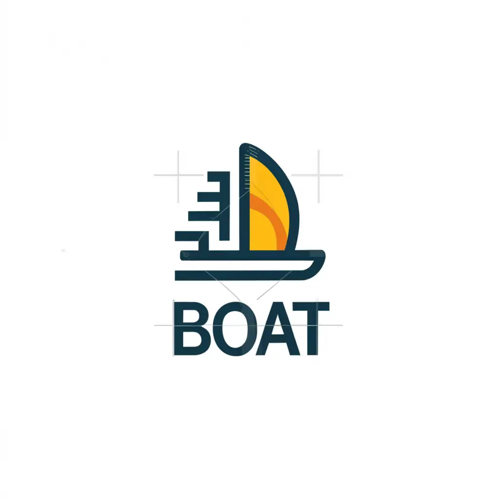 a logo design,with the text "BOAT", main symbol:SAILING LIFE,Moderate,be used in Travel industry,clear background