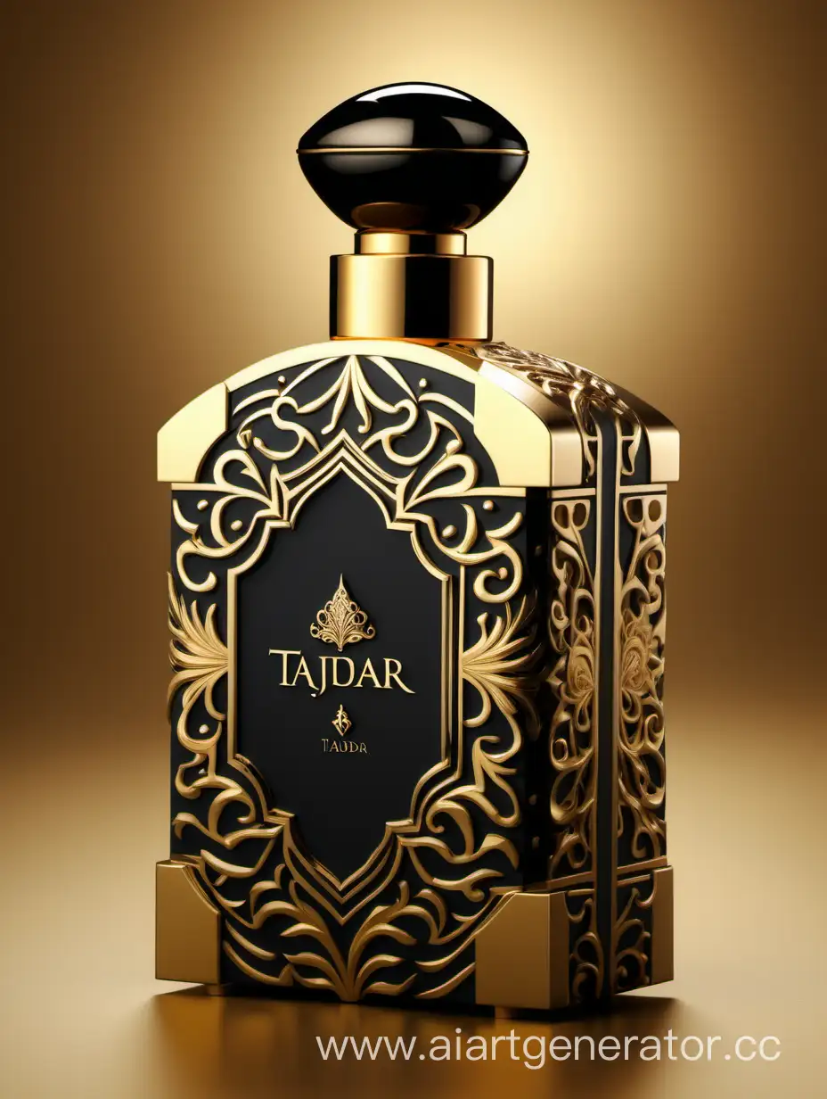 Luxurious-Perfume-TAJDAR-Box-Design-Elegant-and-Trending
