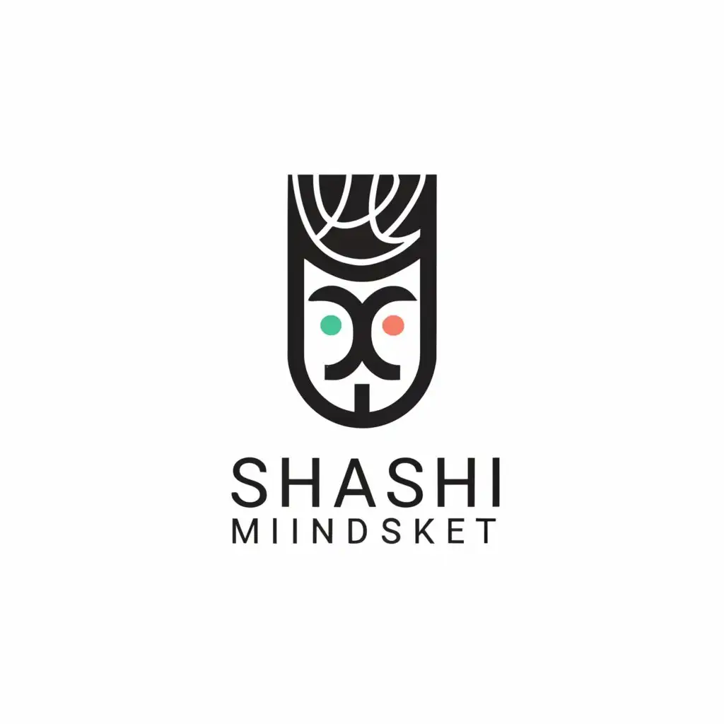 a logo design, with the text 'ShashiMindSet', main symbol: Shashi kant, Moderate, to be used in Entertainment industry, clear background