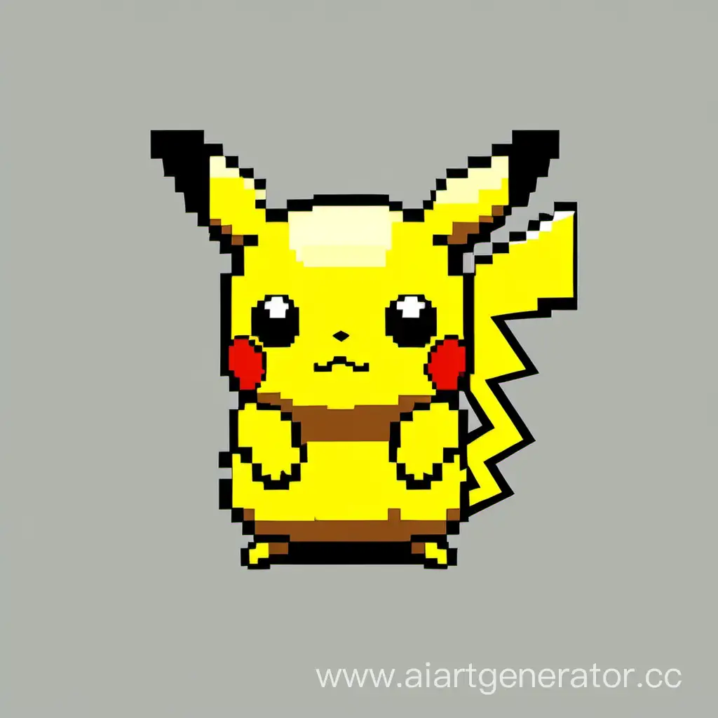 Pixel-Art-Pikachu-32x32-Pixels