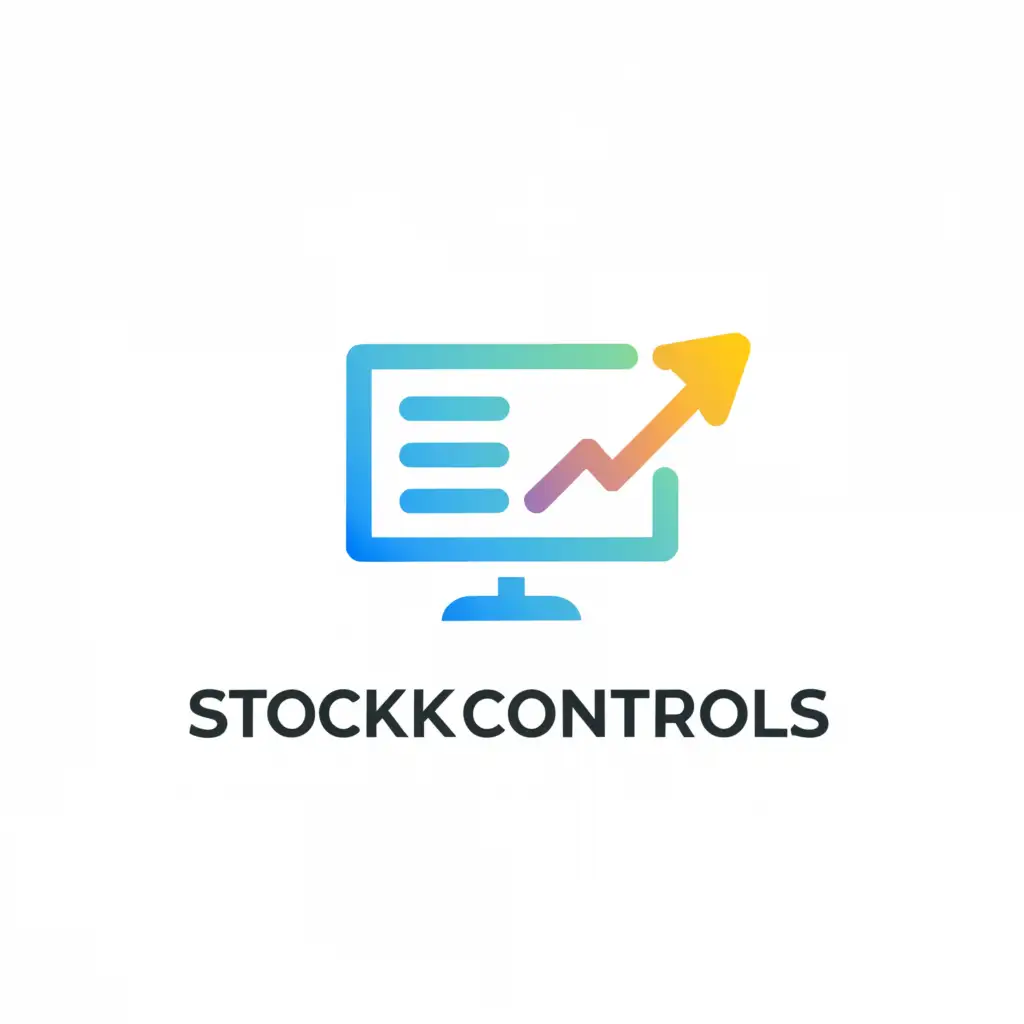 a logo design,with the text "Stockcontrols", main symbol:online inventory management,Minimalistic,be used in Internet industry,clear background