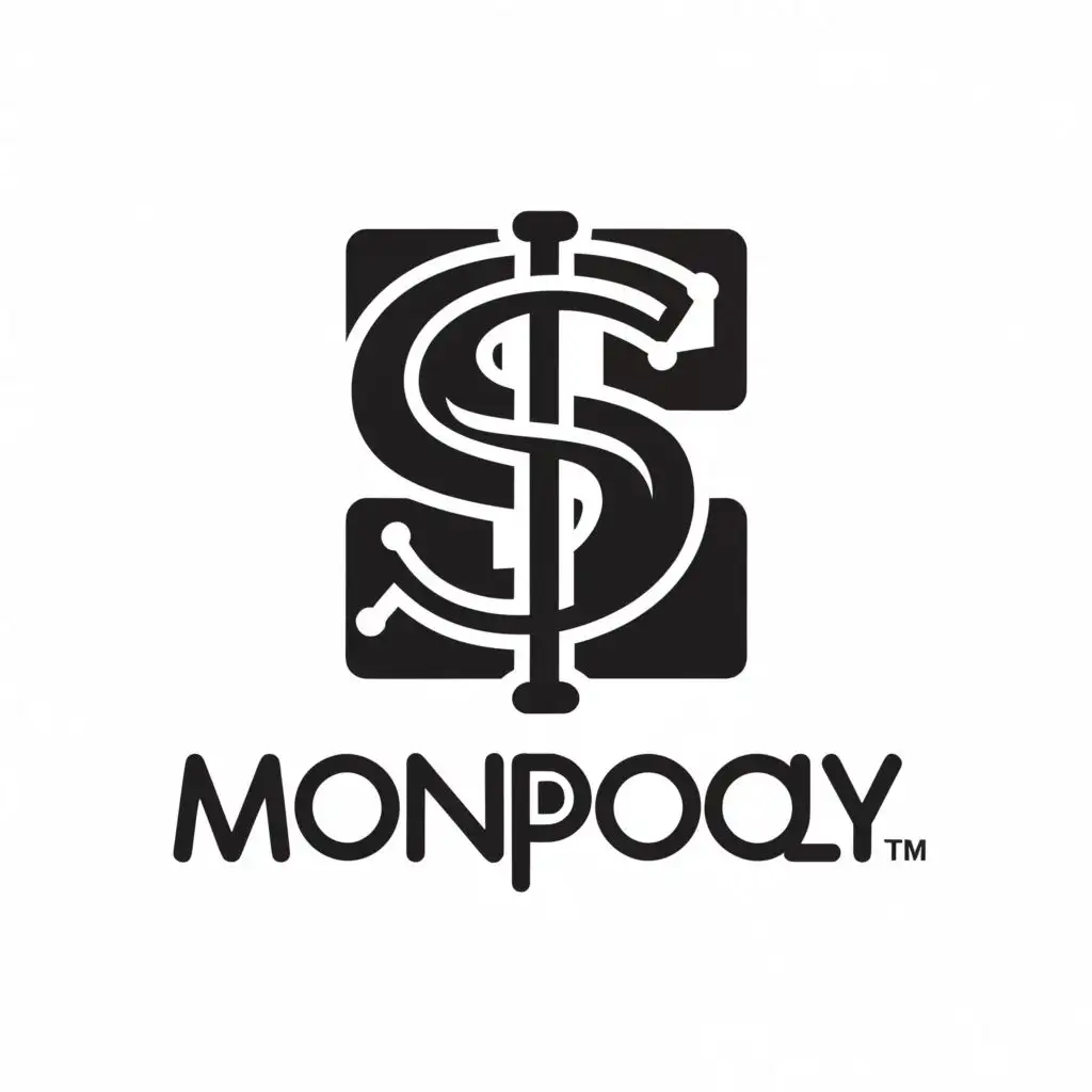 a logo design,with the text "Monopoly", main symbol:cash,Minimalistic,clear background