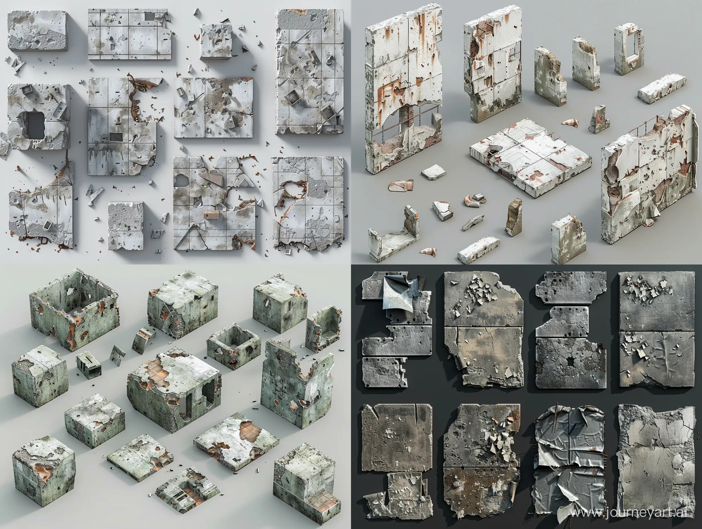 PostApocalyptic-Concrete-Blocks-and-Ruins-Sprite-Map-for-2D-Platformer