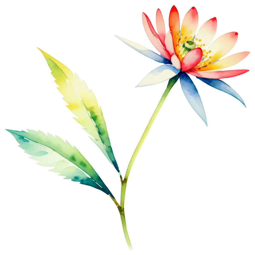 Exquisite-Wild-Flower-Watercolor-PNG-Elevate-Your-Designs-with-HighQuality-Floral-Art