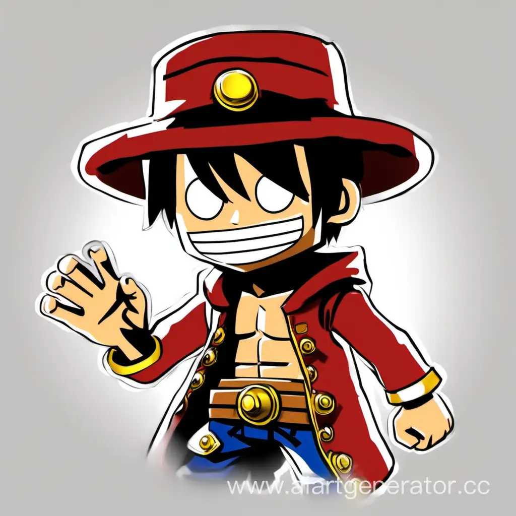 Roblox-Luffy-with-Royal-Will-Epic-Character-Illustration