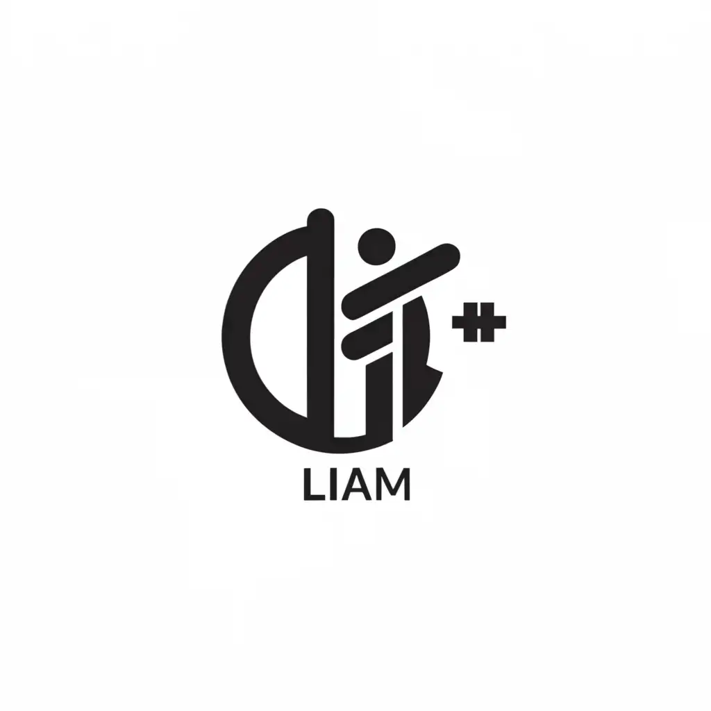 a logo design,with the text "Liam", main symbol:C#,Moderate,be used in Technology industry,clear background