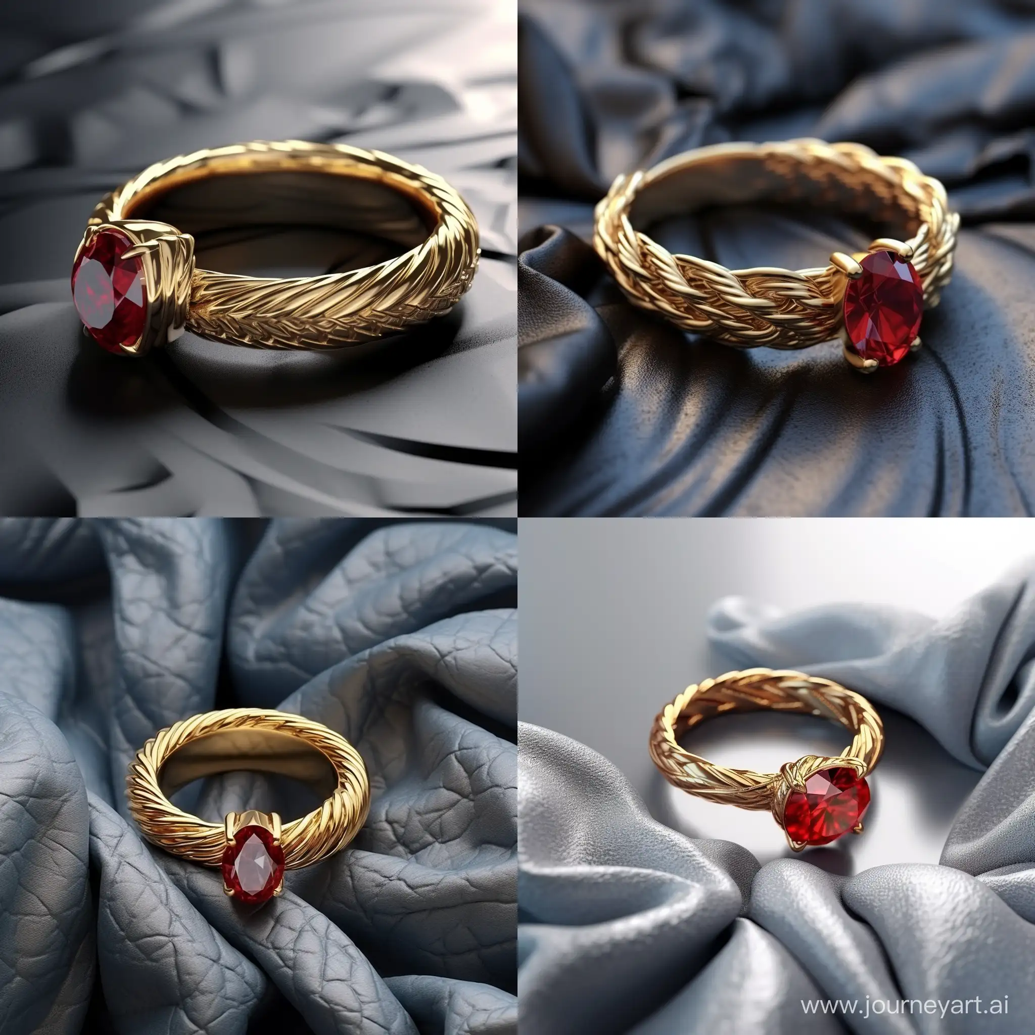 Elegant-Rectangular-Ruby-Gold-Ring-Year-of-the-Knitted-Dragon