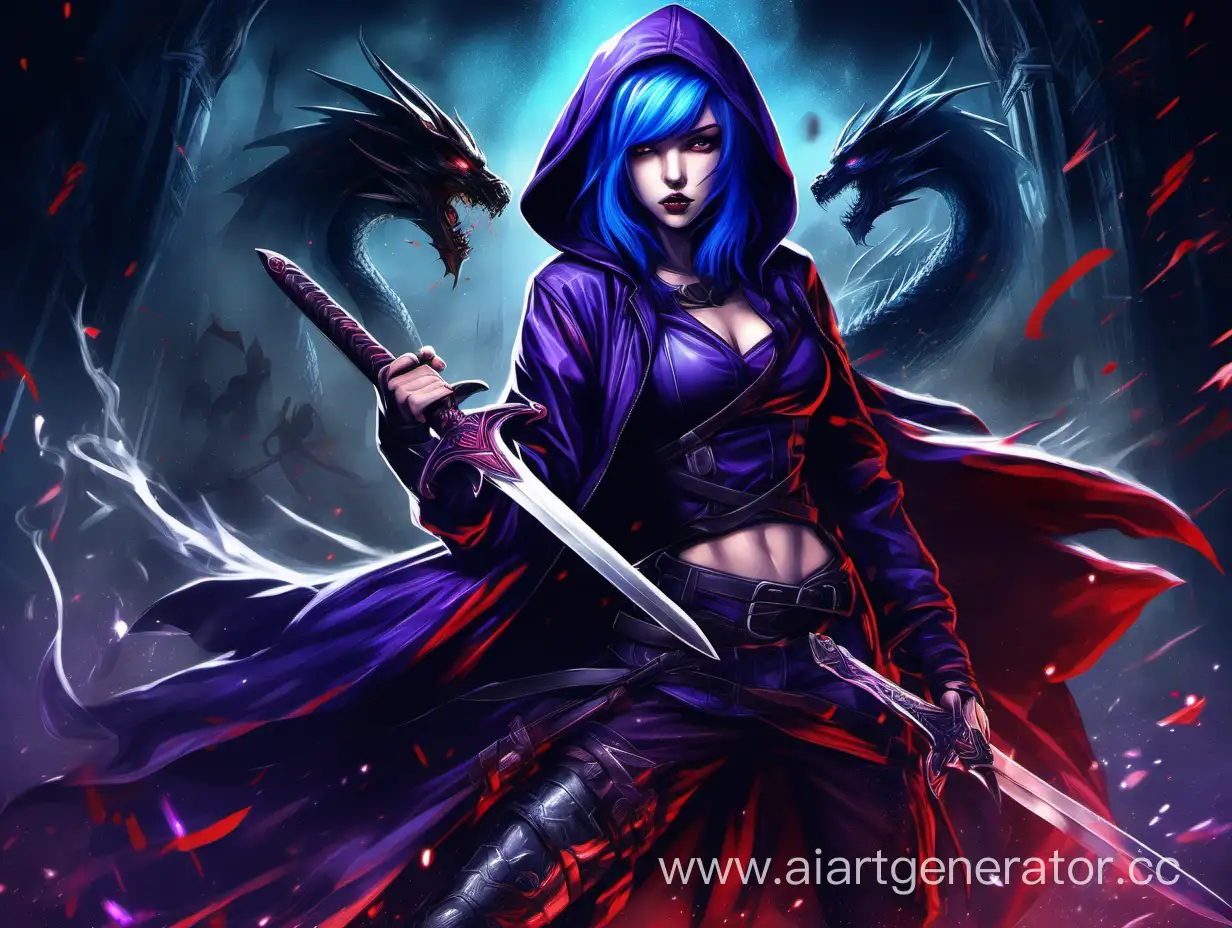 BlueHaired-Assassin-with-Red-Sword-in-Mysterious-Purple-Atmosphere