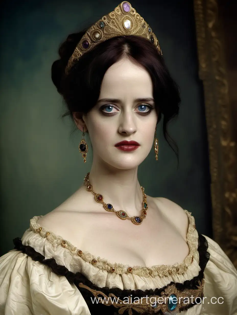 Eva-Green-Elegant-in-Russian-Nobility-Attire-Timeless-Beauty-Captured-in-a-19thCentury-Setting