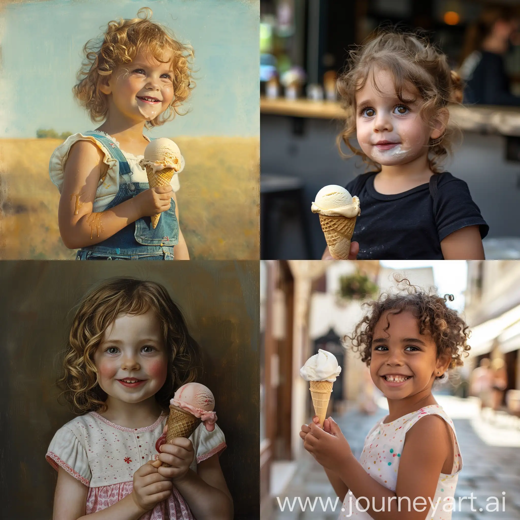 Child-Holding-Ice-Cream-Joyful-Moment-with-Sweet-Treat