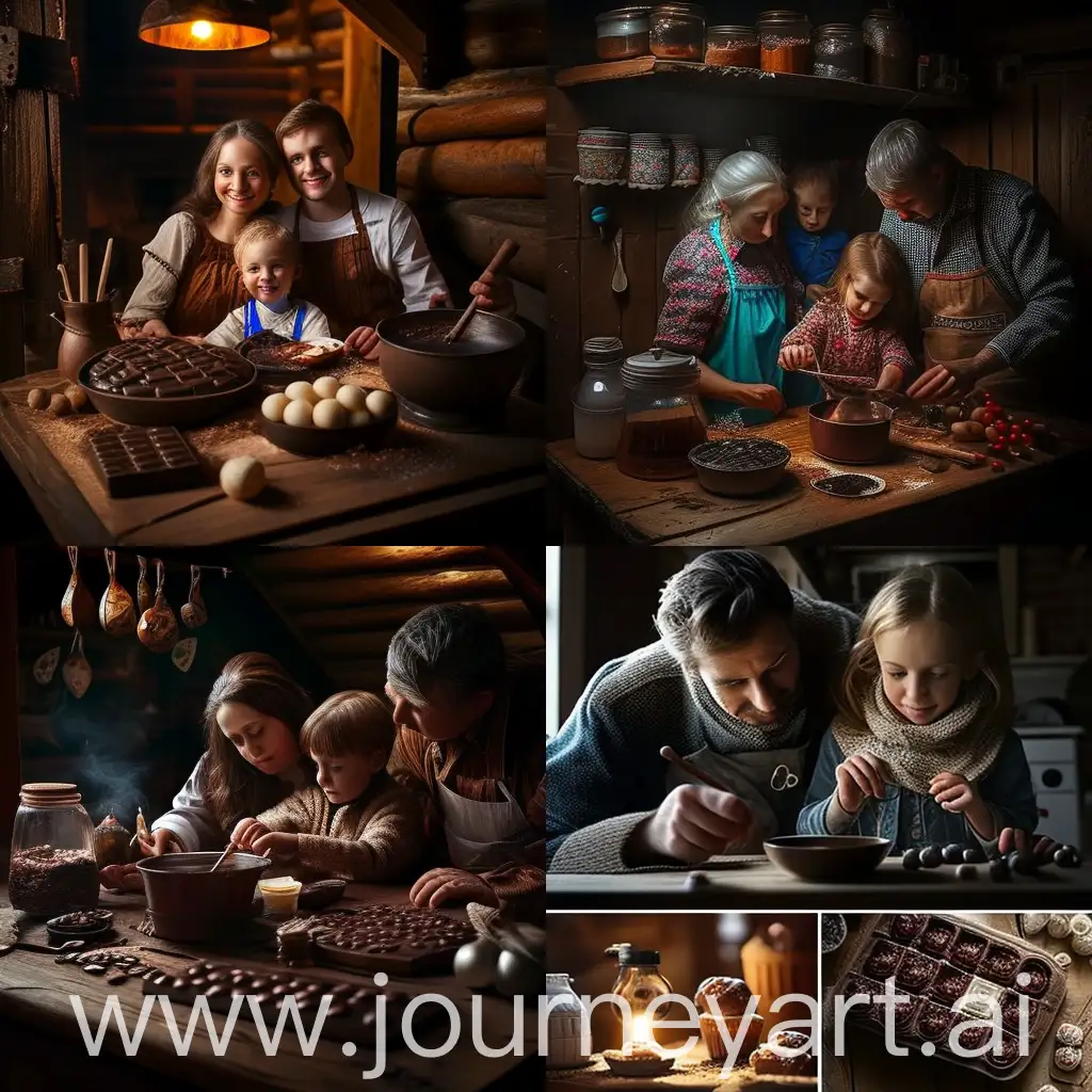Happy-Russian-Family-Making-Homemade-Candies-in-Cozy-Kitchen-Setting
