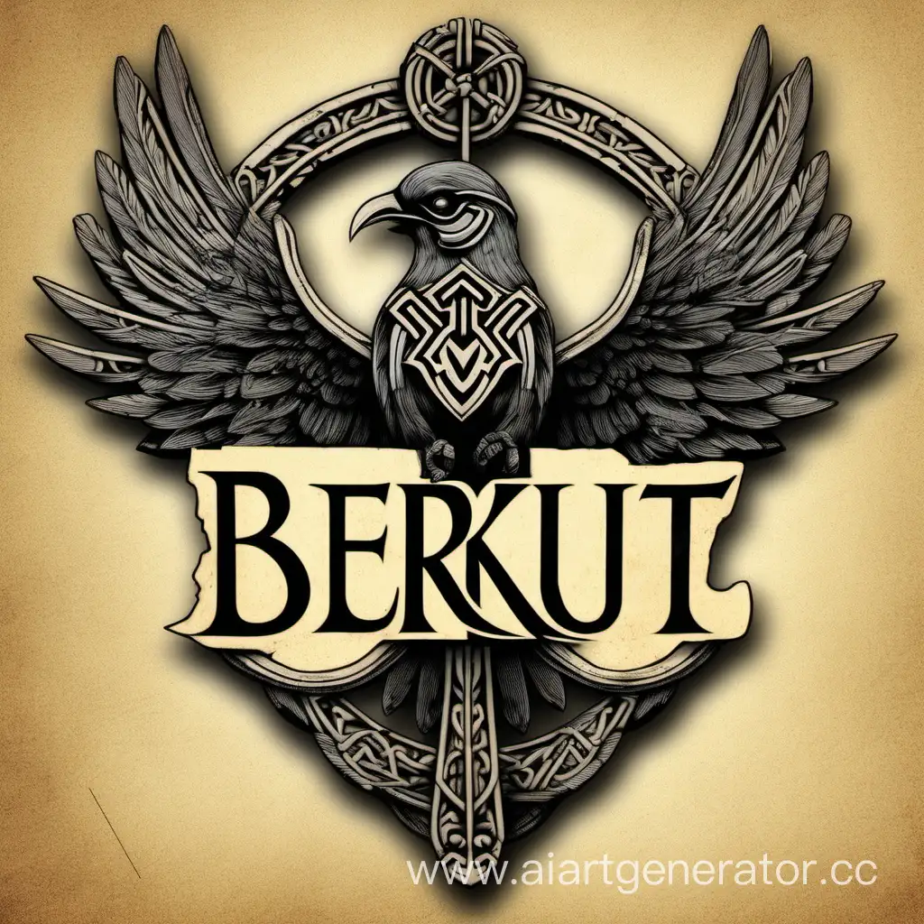 Clan-Berkut-Bird-Outlined-with-BERKUT-Word
