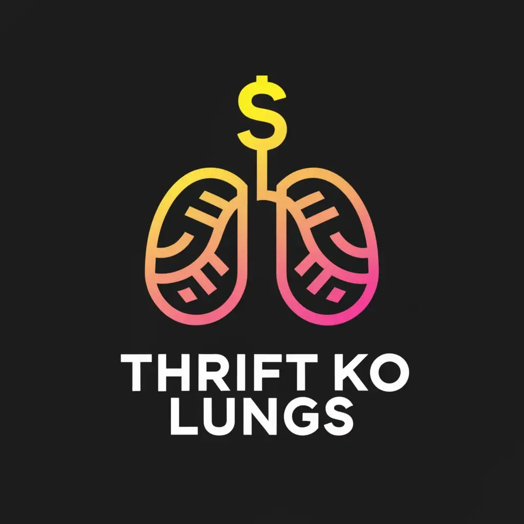LOGO-Design-For-Thrift-ko-Lungs-Minimalistic-Black-Logo-with-Lungs-and-Money-Symbol