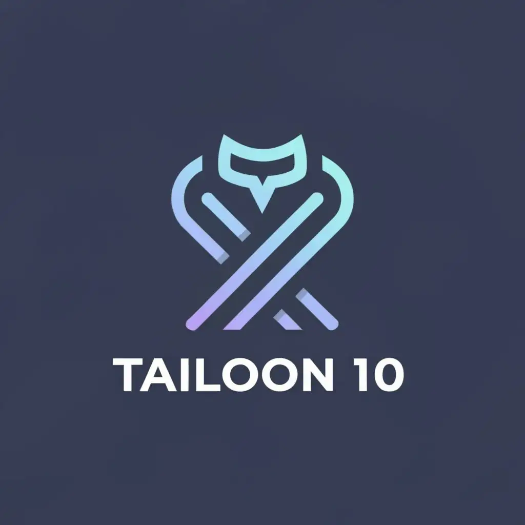 a logo design,with the text "TAILOR ON 10", main symbol:T SHIRT
,Moderate,clear background
