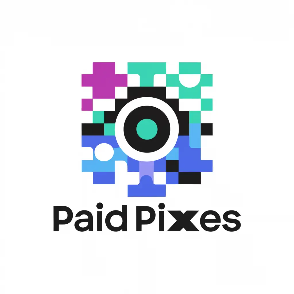 a logo design,with the text "Paid Pixels", main symbol: a logo for a new website. This website allows people (men, women, models, photographers) to sell/lease photos and videos to other brands and companies. The name of the website is Paid Pixels (www.paidpixels.com). I'm open to any ideas and colors.,Moderate,be used in Technology industry,clear background