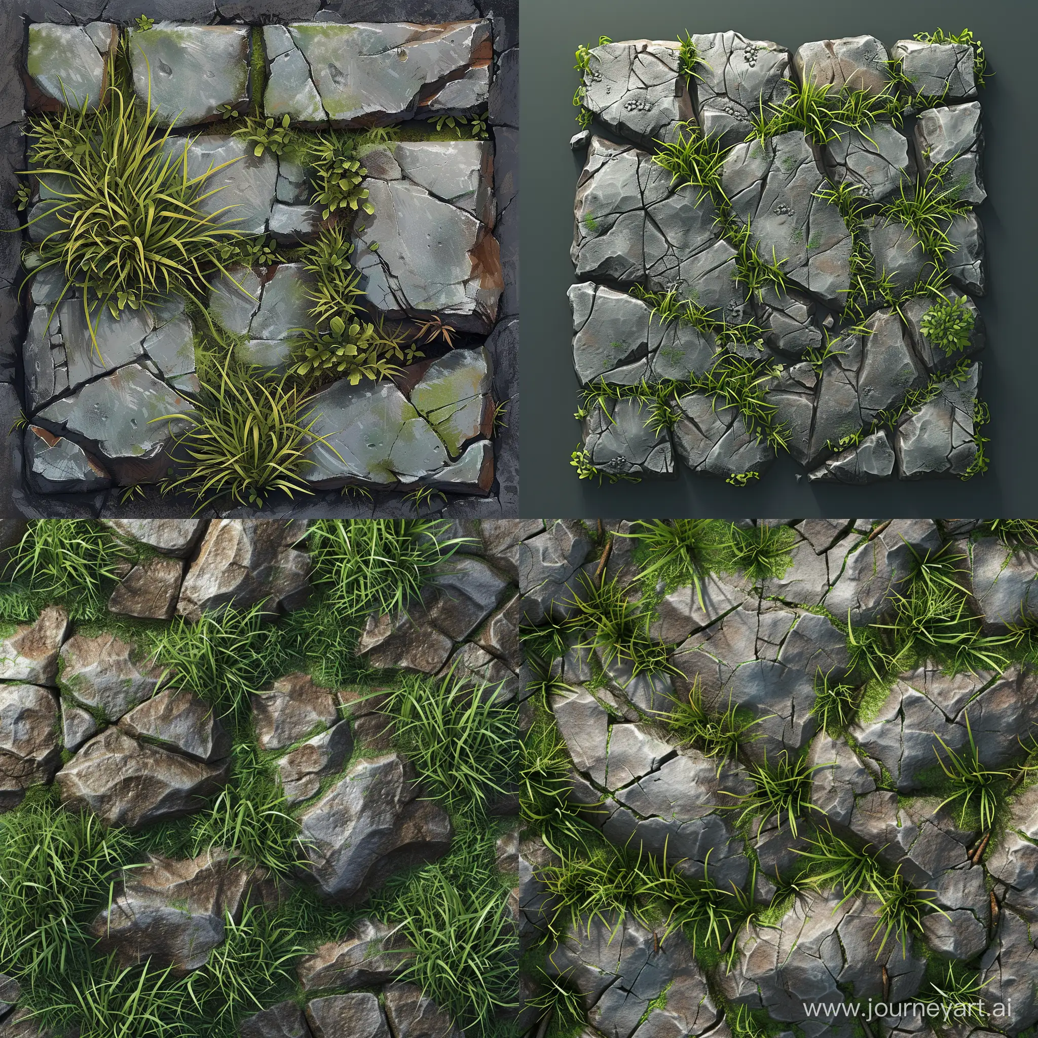 -- TILE ,   Blizzard art texture,  grass, rocks