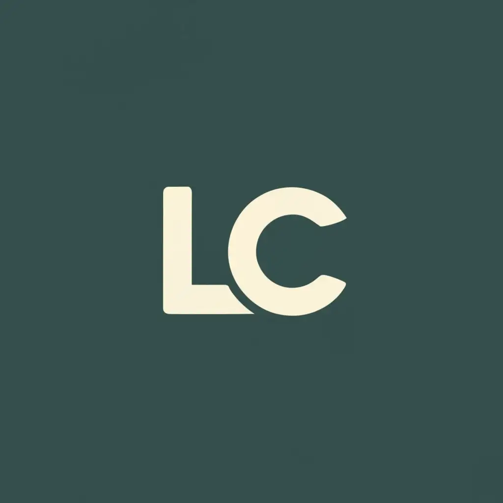 logo, photography, with the text "LC", typography, be used in Internet industry