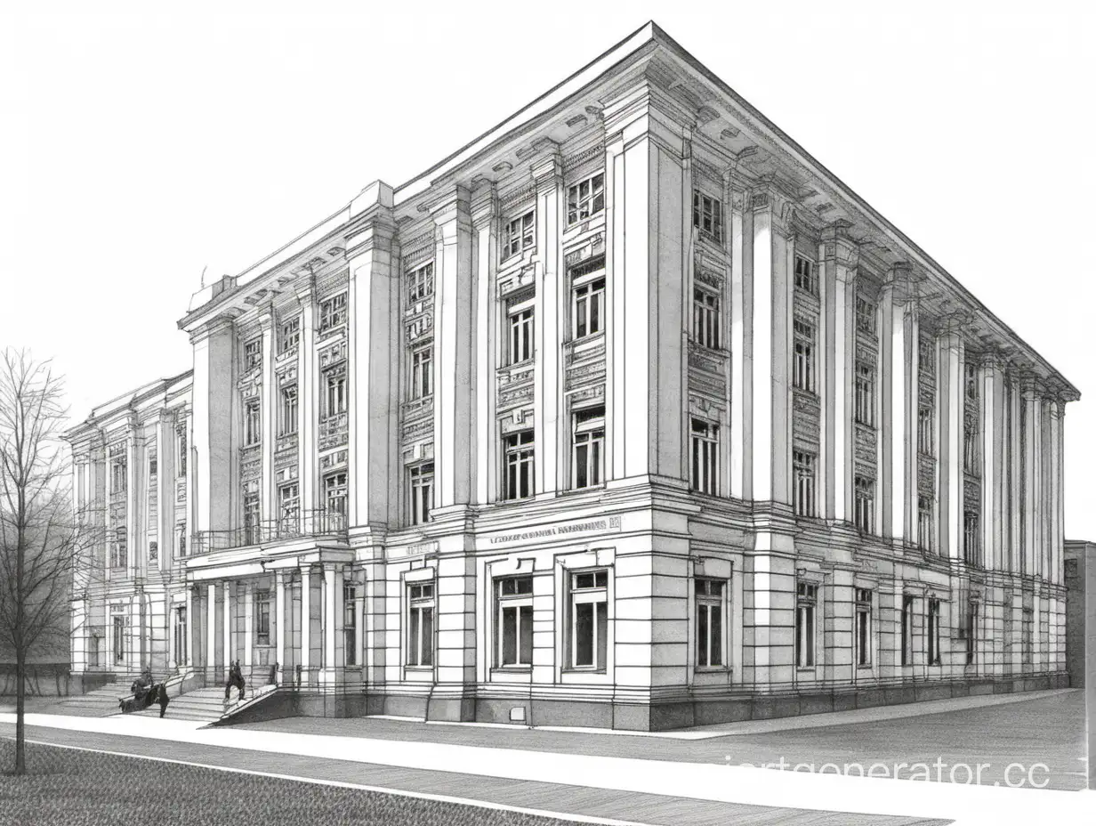 Architectural-Sketch-of-Sechenov-University-Building