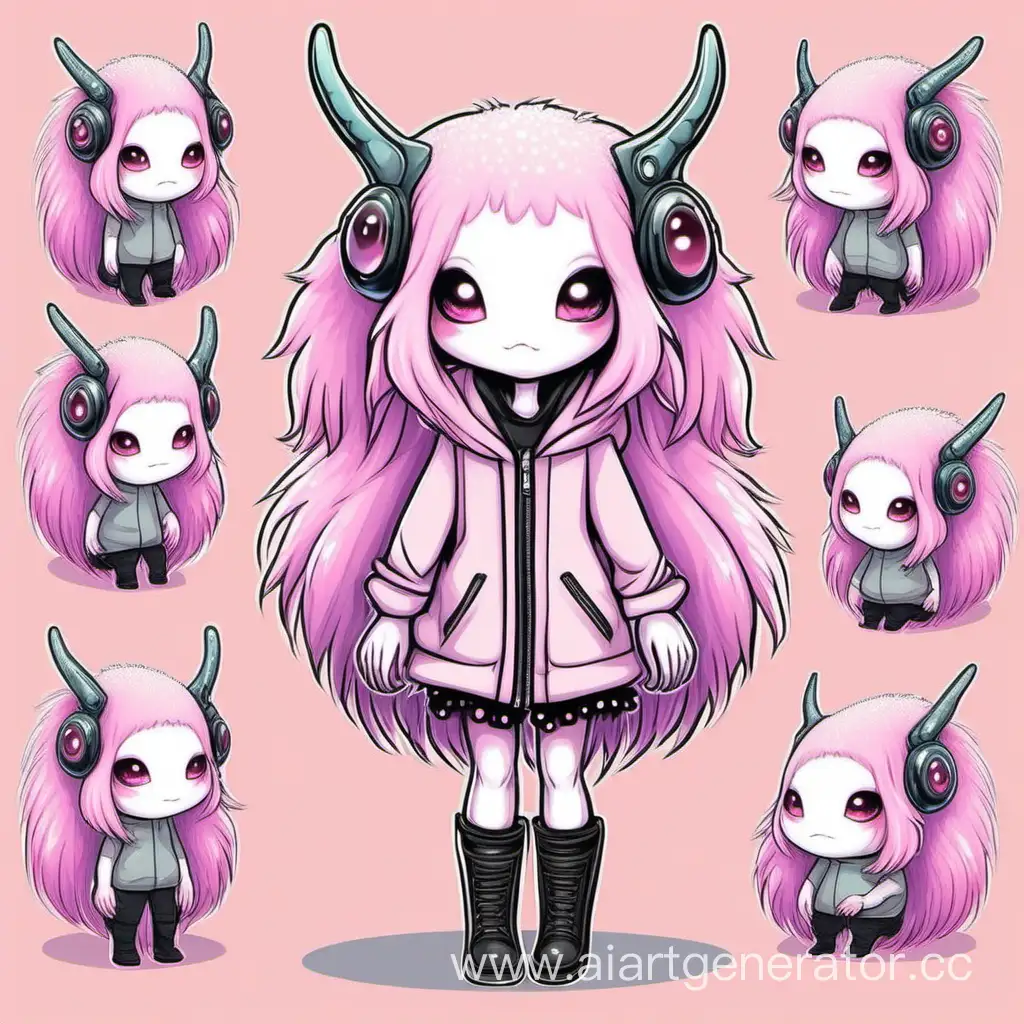 Adorable-Furry-Axolotl-Alien-Girl-in-Soft-Gothic-Attire-Amid-Pastel-Hues