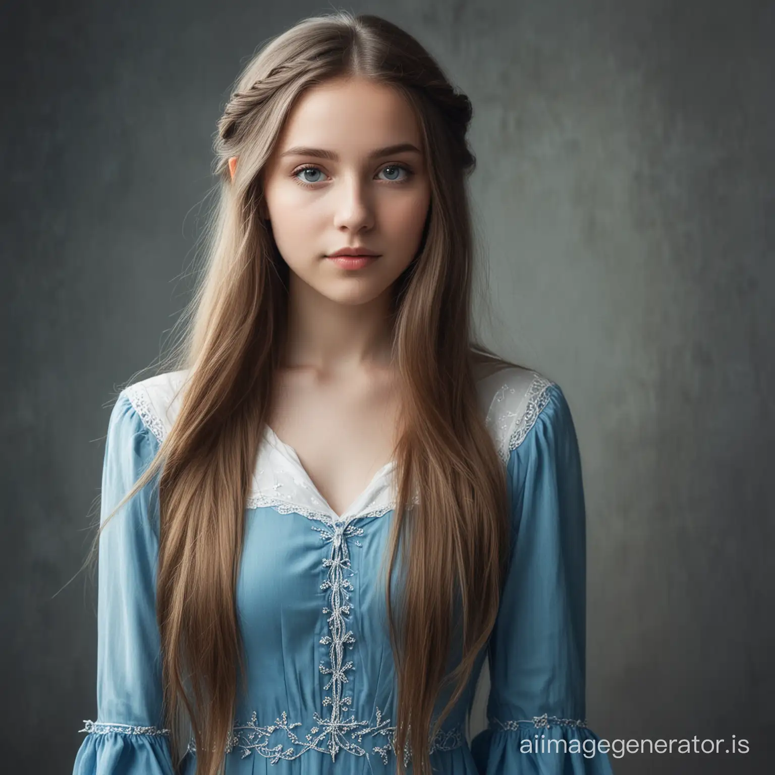 Enchanting-Portrait-of-a-Young-Girl-in-ElvenInspired-Attire