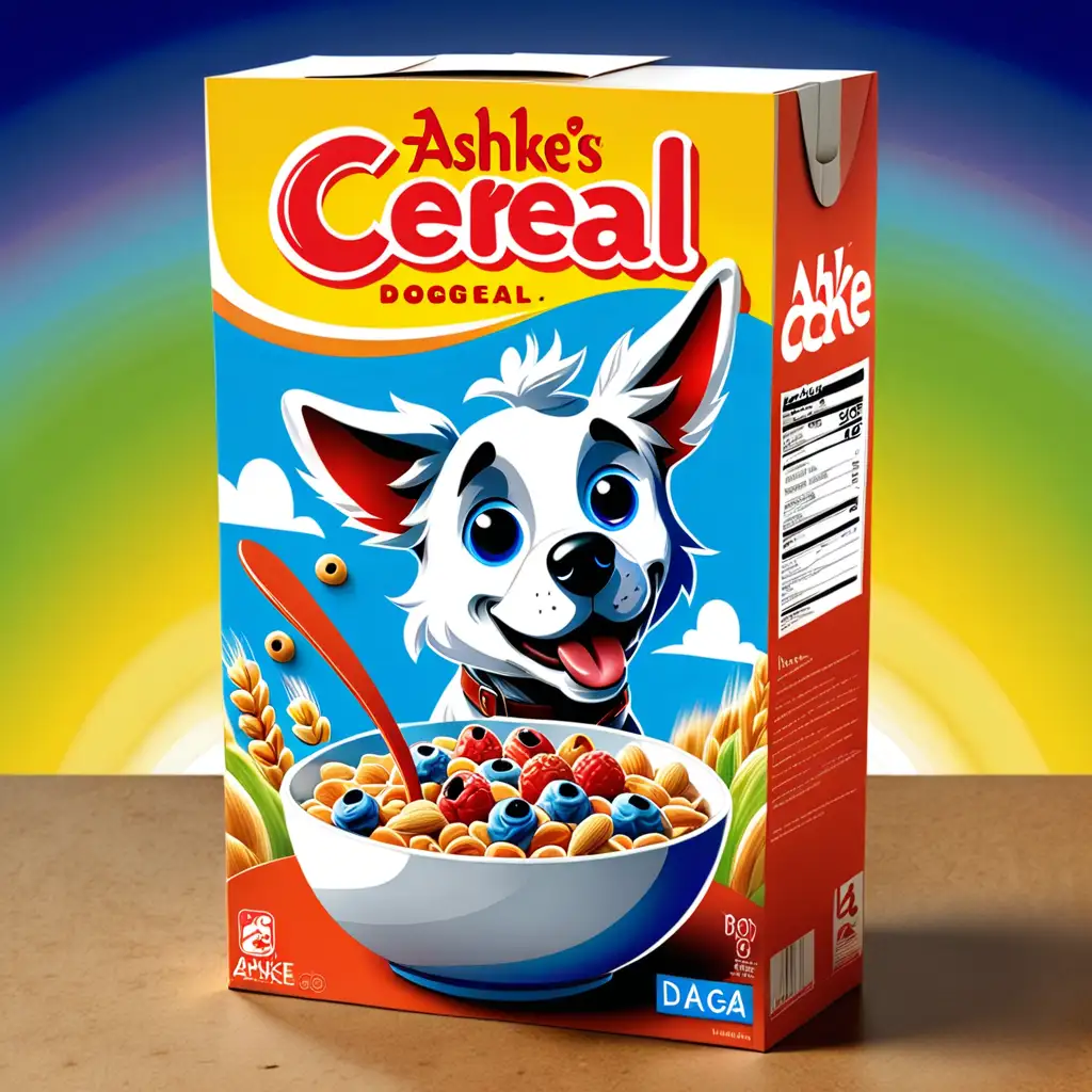 ashke doggo's cereal box art
