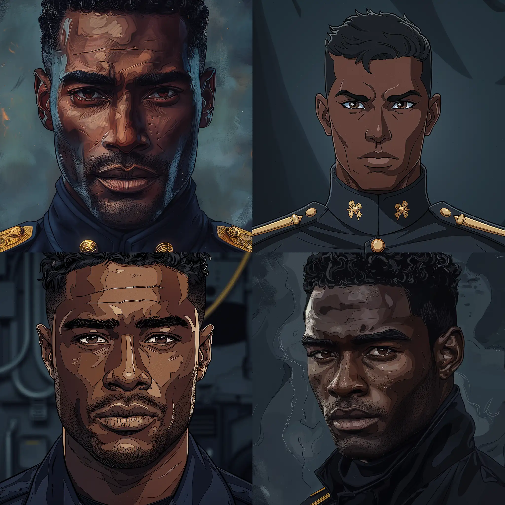 Serious-Black-Military-Officer-in-Navy-Uniform-Portrait