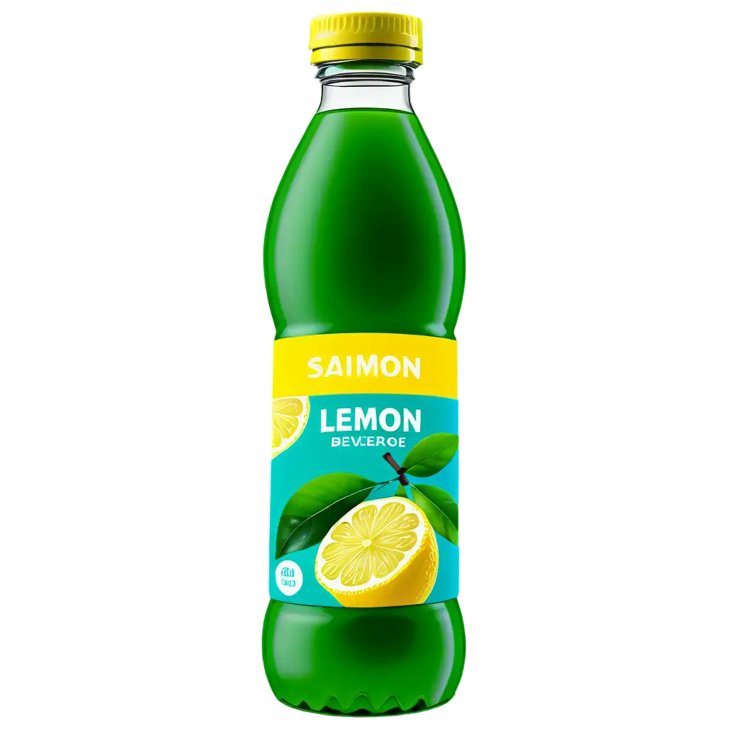 Exquisite-PNG-Image-Refreshing-Lemon-Beverage-with-a-Desi-Twist-in-a-160ml-Plastic-Bottle-and-Beautiful-Full-Sleeve-Label