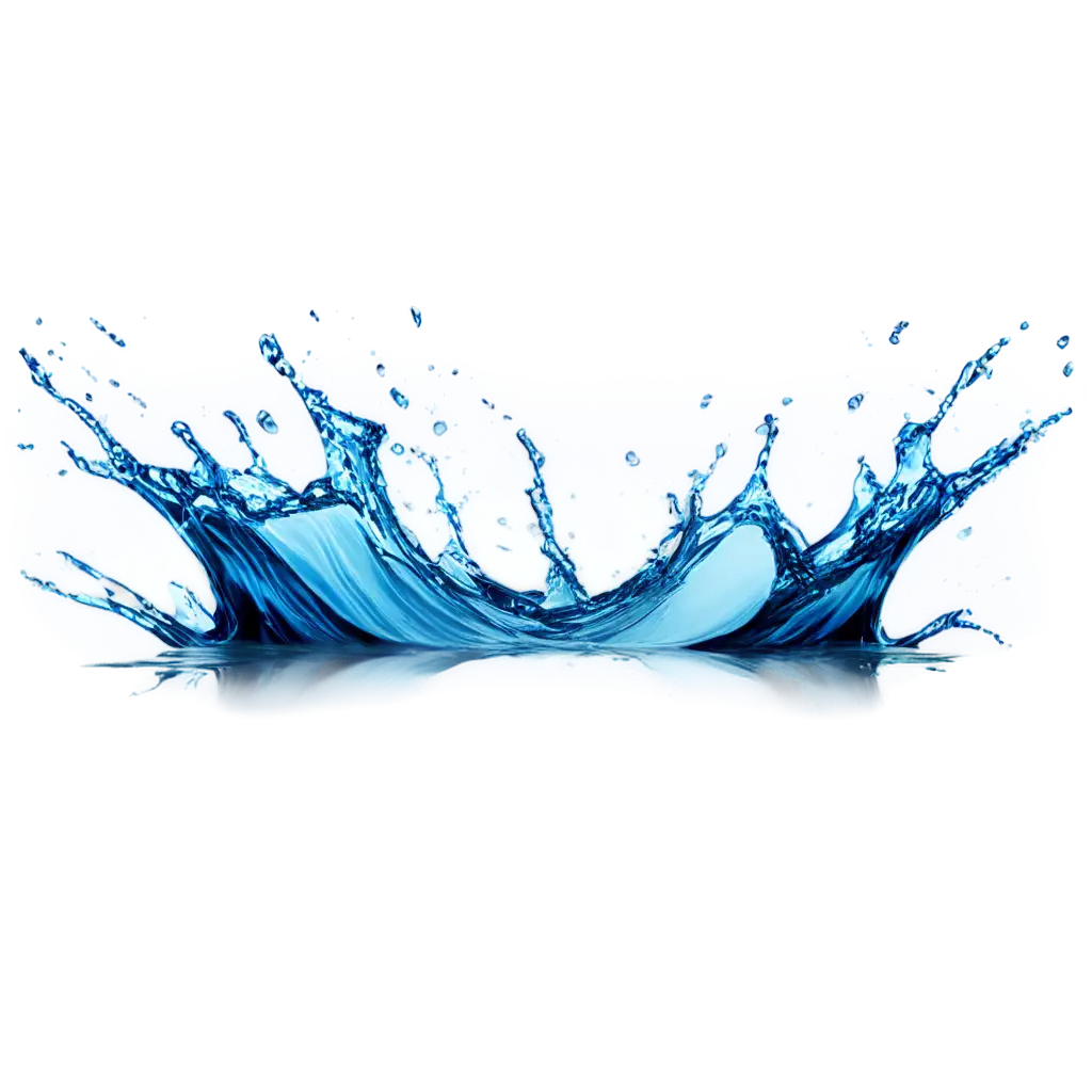Vibrant-Blue-Water-Splashes-PNG-Enhance-Your-Designs-with-Stunning-Transparency