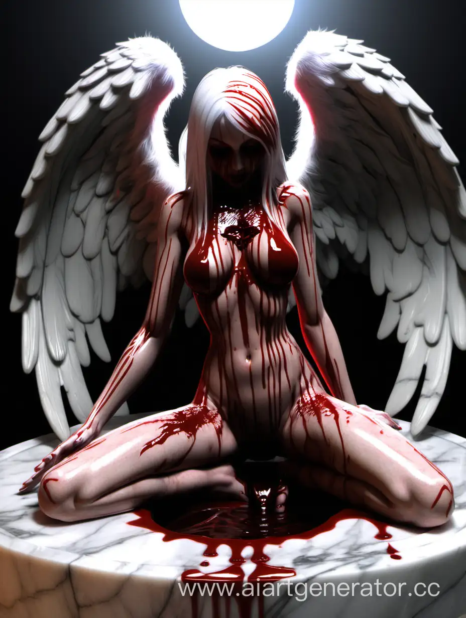 Cryptic-Angel-Embraces-Fallen-Love-on-BloodDrained-Marble