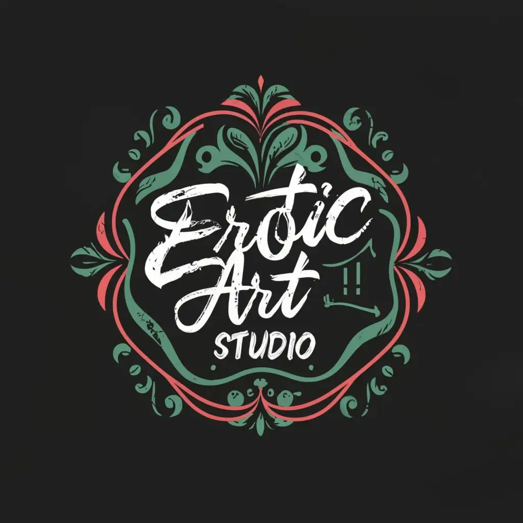 logo, Photography, with the text "Erotic Art Studio", typography