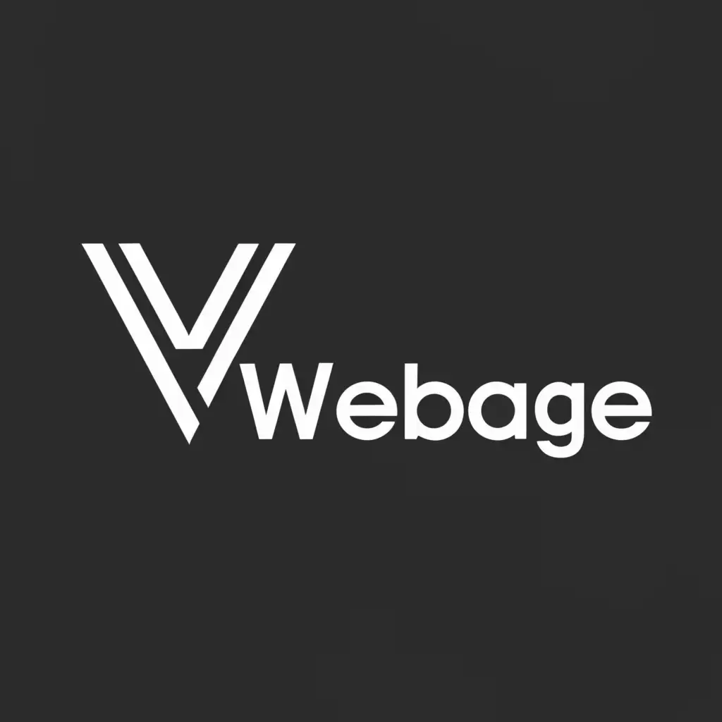 a logo design,with the text "WebSage", main symbol:Symbol for letter,Minimalistic,be used in Technology industry,clear background