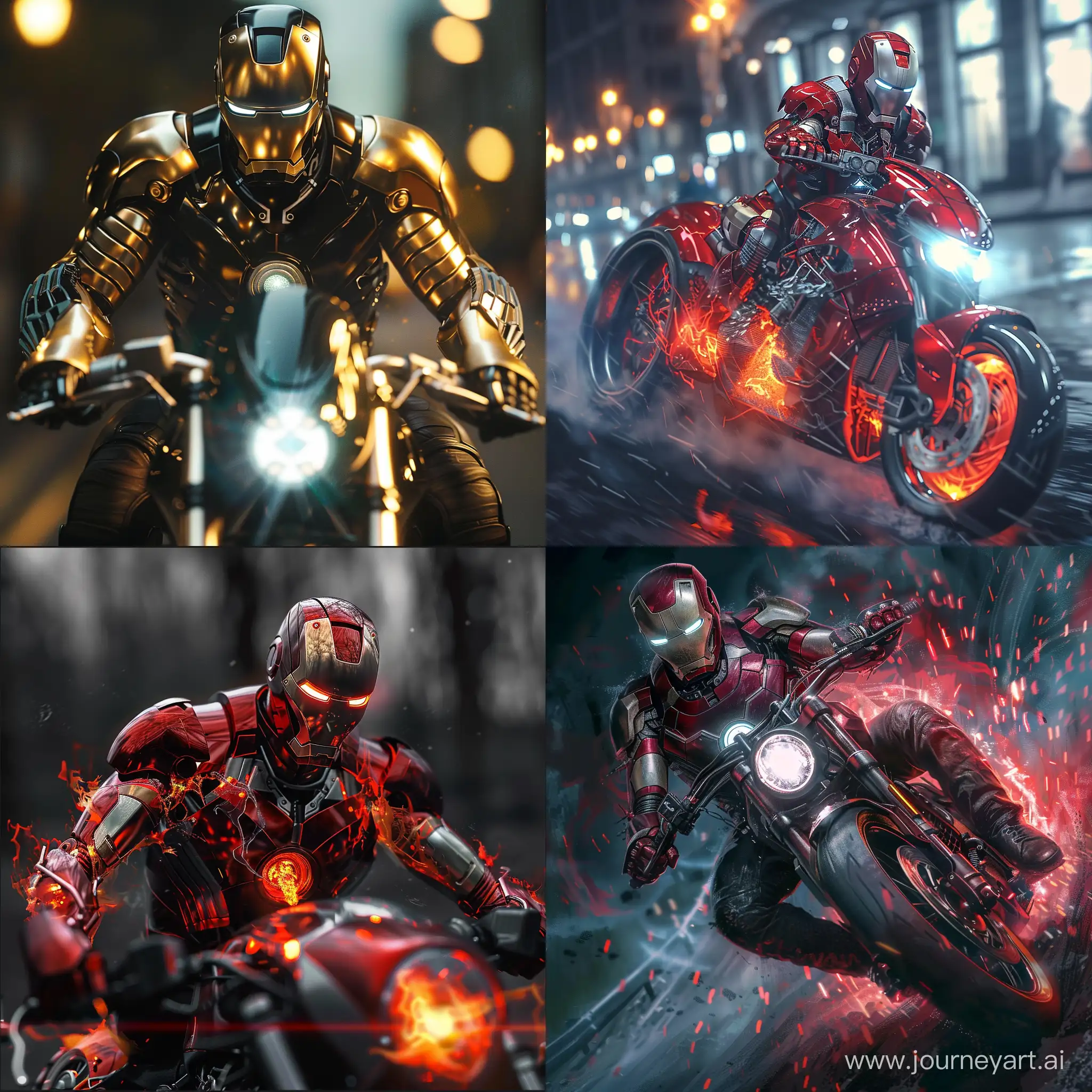 IRON MAN  GHOST RIDER Mix  HYPERREALISTIC 