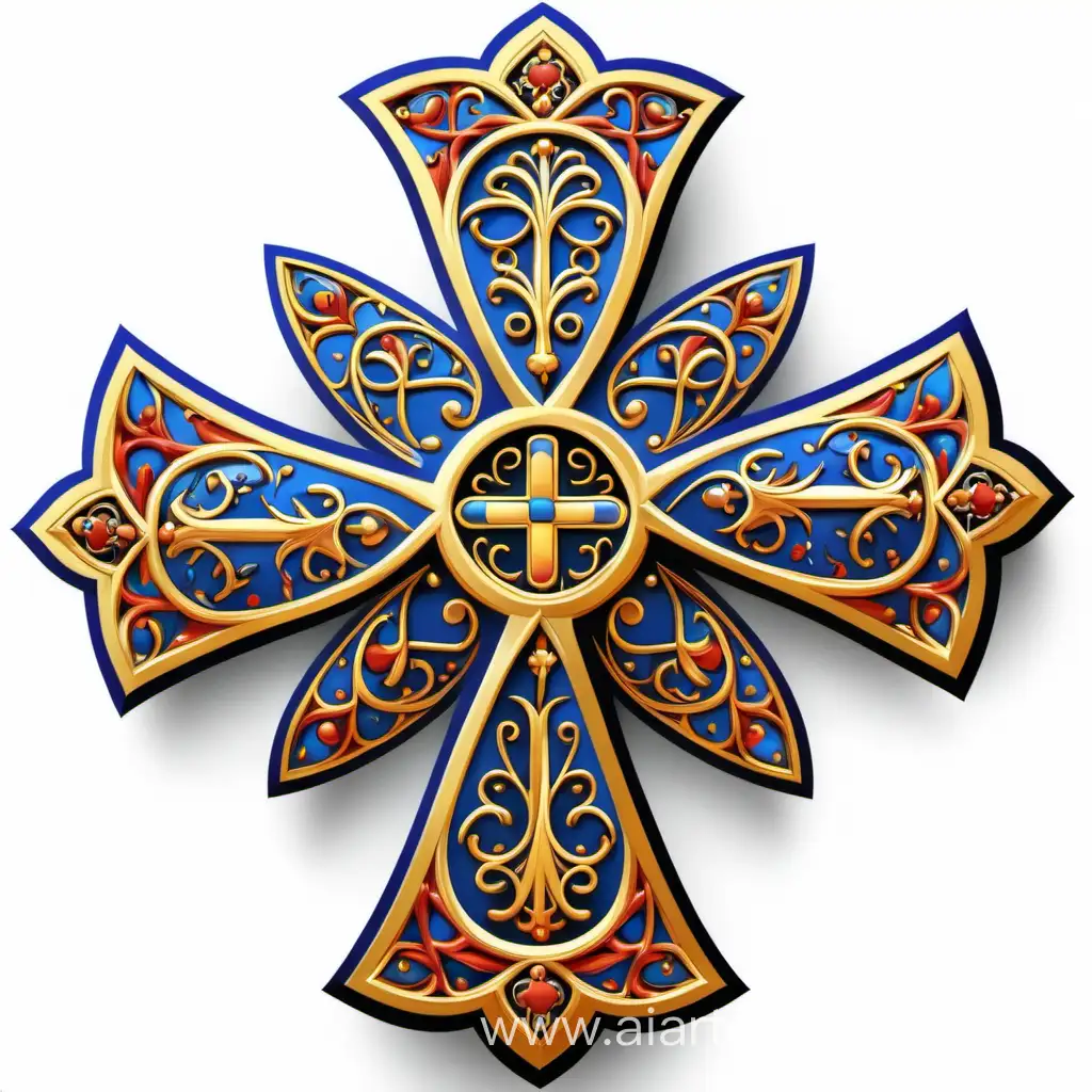 Elegant-Arabesque-Family-Logo-in-MelnikovVG-Style-with-Sublime-Orthodox-Cross