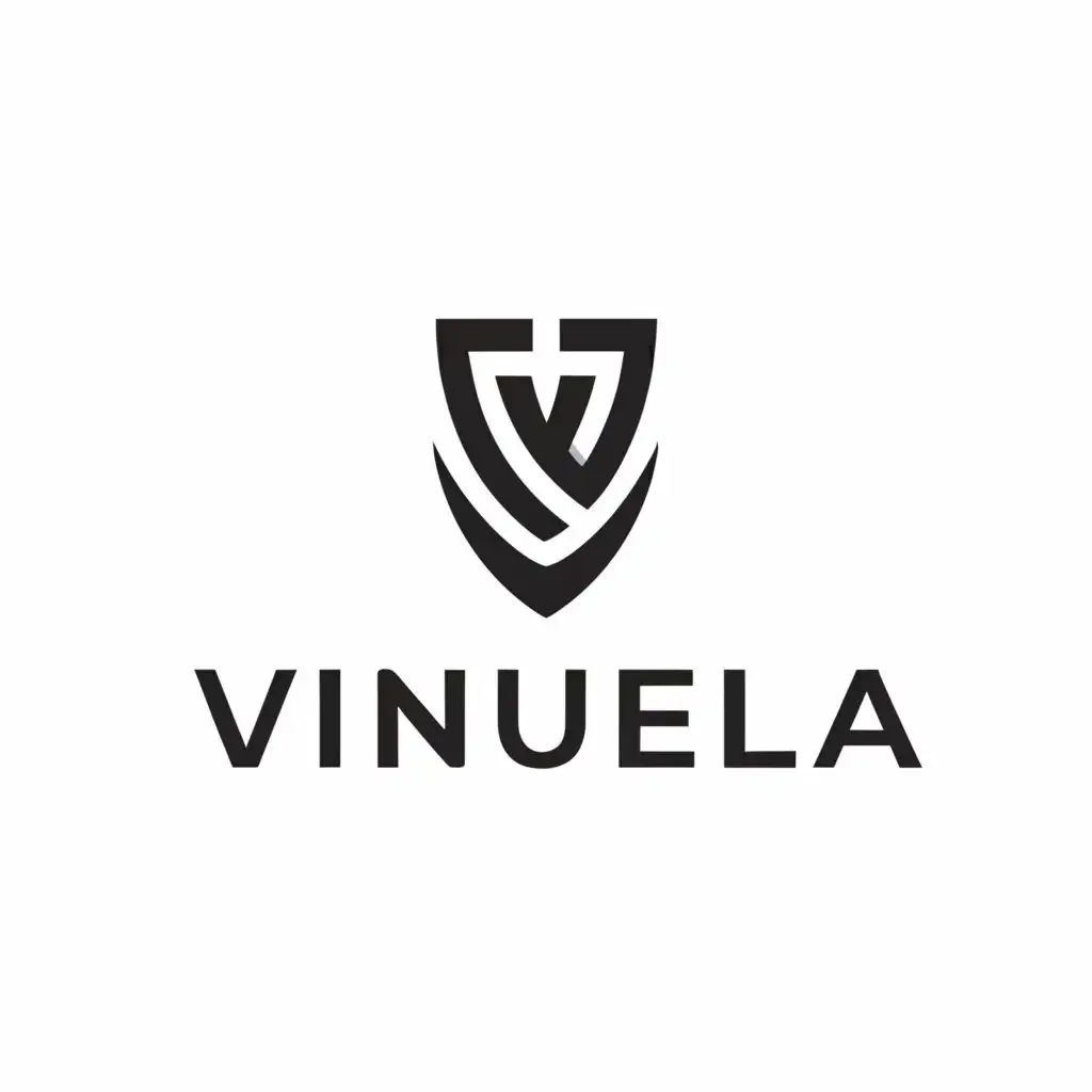 a logo design,with the text "Vinuela", main symbol:shield,Minimalistic,be used in Home Family industry,clear background