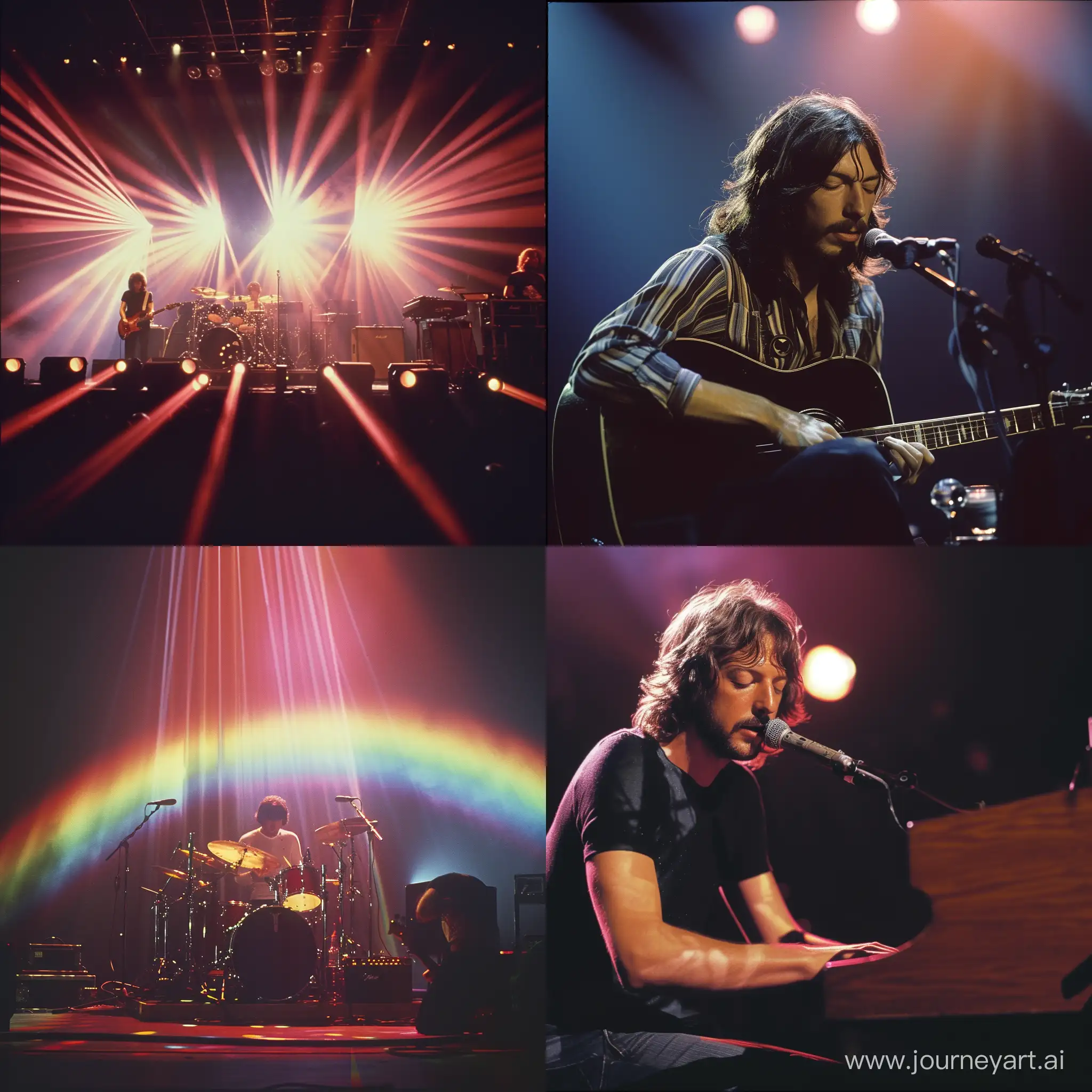Vibrant-Pink-Floyd-Tribute-Art-Captivating-Visual-Harmony